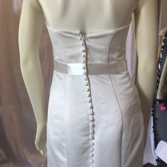 NWT beautiful light ivory trumpet bridal gown - Picture 5 of 8